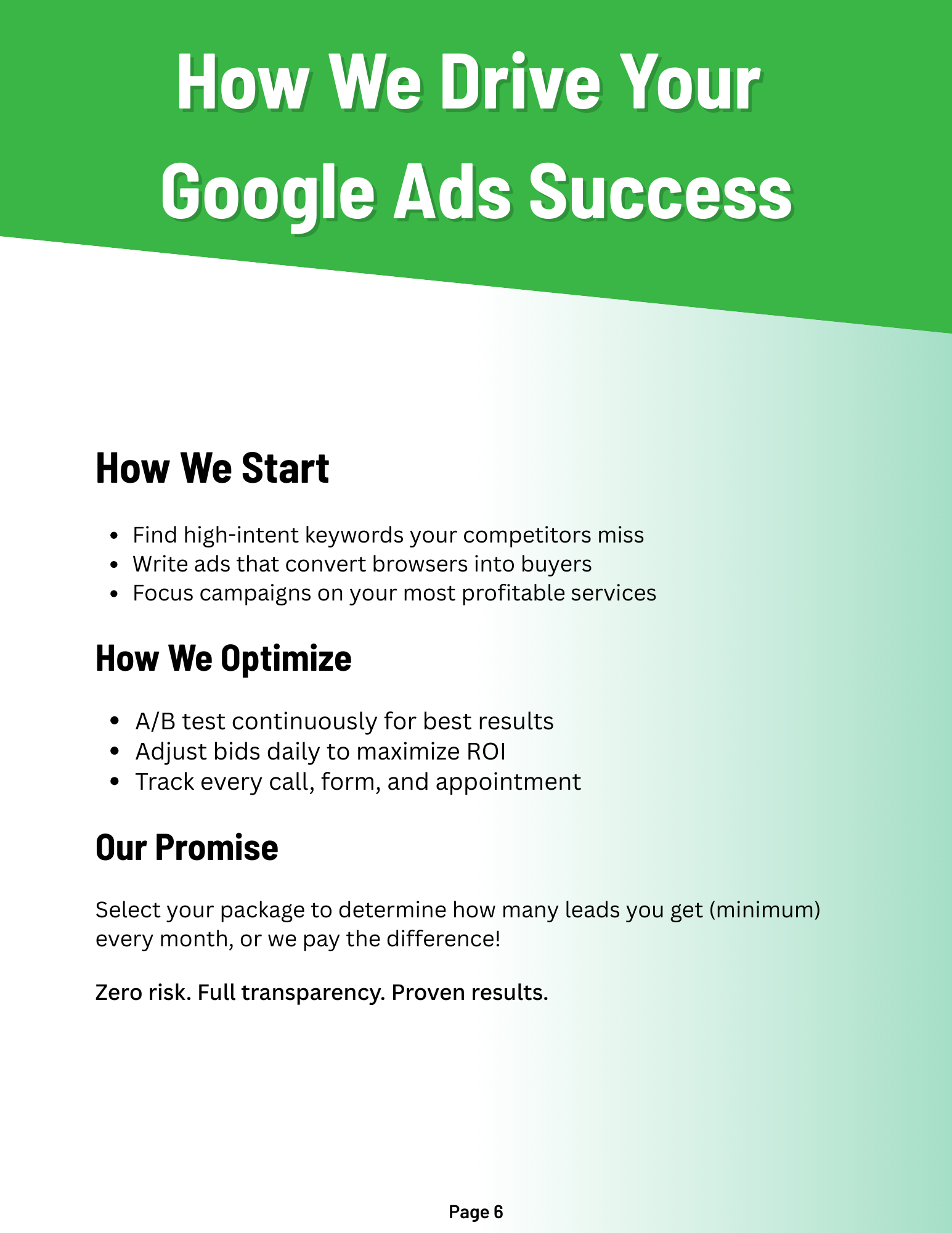 How We Drive Your Google Ads Success